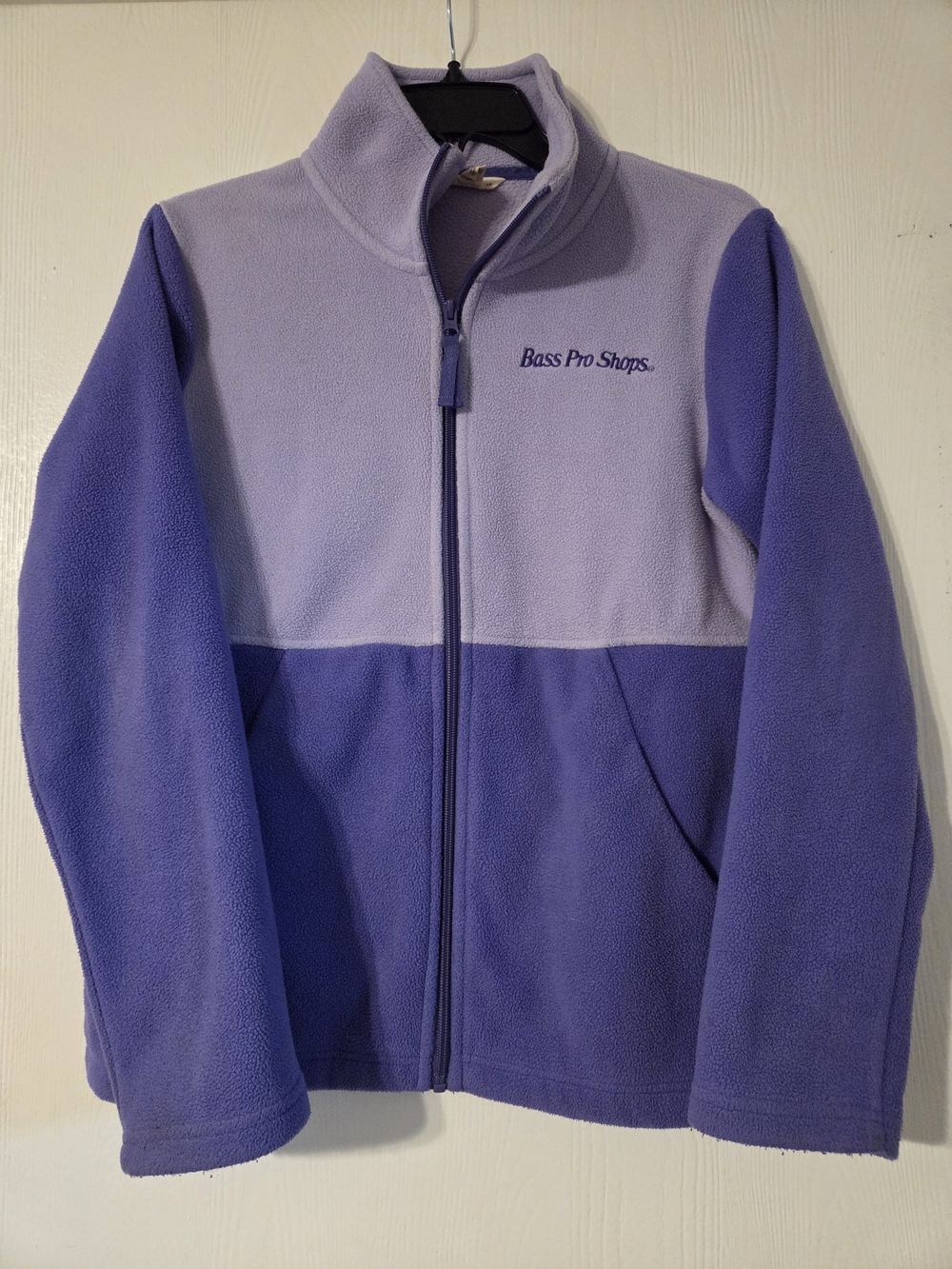 Bass Pro Shops Lavender Two-Tone Full-Zip Fleece Jacket